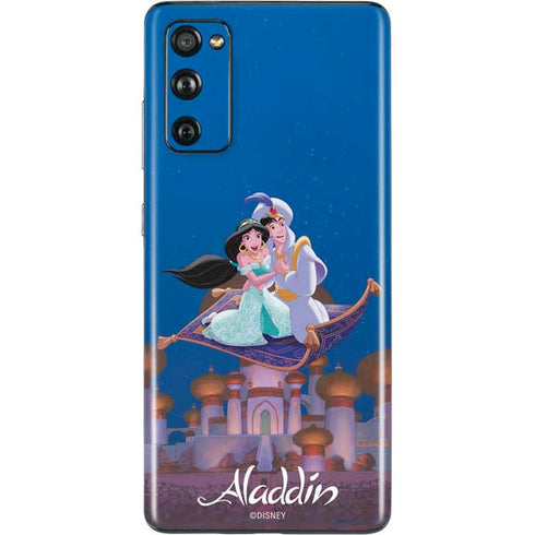 Disney Aladdin and Jasmine Magic Carpet Galaxy S20 Fan Edition Skin